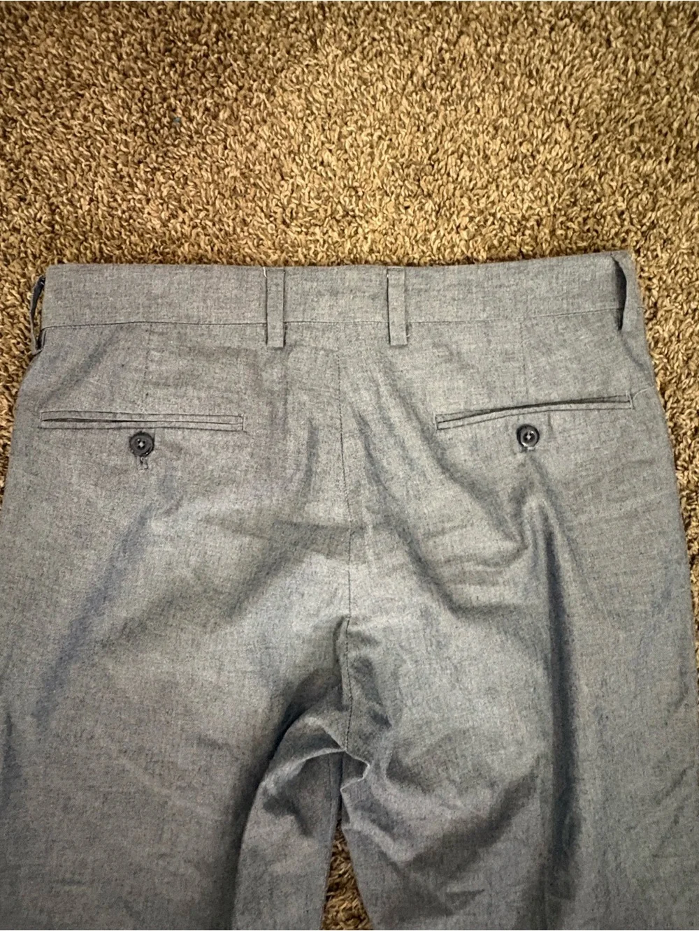 J.Crew Bedford Dress Pants Men's 31X32 Blue Tailored Cotton